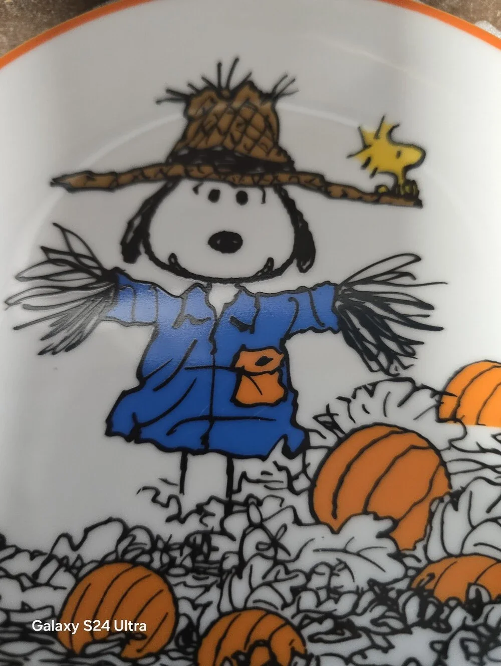 NEW 4 Peanuts Snoopy FALL * HALLOWEEN Appetizer Dessert Plates 6